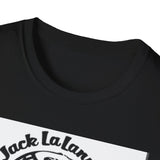 European health spa Retro Gym Tee,  Jack LaLanne Unisex Softstyle Shirt