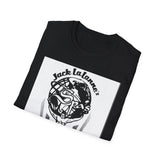 European health spa Retro Gym Tee,  Jack LaLanne Unisex Softstyle Shirt