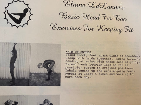 Elaines LaLanne’s Basic Head To Toe Exercises For Keeping Fit